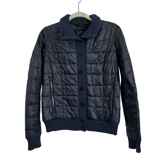 Helly Hansen W Hod Hybrid Knit Jacket Navy Blue Women's Size Small - Picture 1 of 11